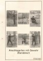 Luftwaffe Lehrmittelabteilung "Anschlagarten mit Gewehr (Karabiner) - Fl. Üb. 2-098/1", DIN A4 gelocht