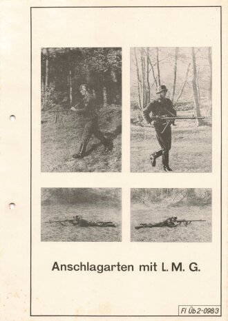Luftwaffe Lehrmittelabteilung "Anschlagarten mit...