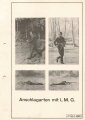 Luftwaffe Lehrmittelabteilung "Anschlagarten mit L.M.G. - Fl. Üb. 2-098/3", DIN A4 gelocht
