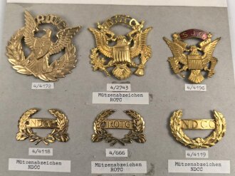 U.S. Reserve Officer Training Corps " ROTC , metal insignia collection