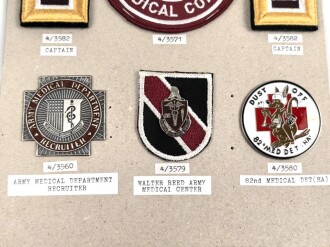 U.S. Medical Corps insignia collection