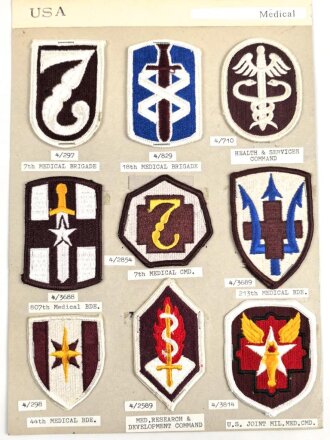 U.S. Medical Corps insignia collection