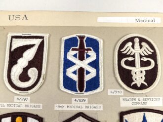 U.S. Medical Corps insignia collection