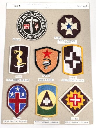 U.S. Medical Corps insignia collection
