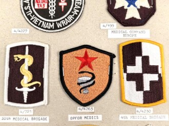 U.S. Medical Corps insignia collection