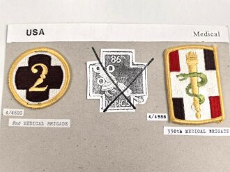 U.S. Medical Corps insignia collection