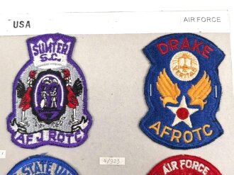 U.S. Air Force, ROTC" badge collection