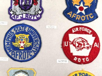 U.S. Air Force, ROTC" badge collection
