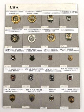 U.S. small badge collection