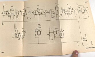 REPRODUKTION, D 1056/1 Gerätbeschreibung Funk-Horch-Empfänger u, datiert 1943, DIN A5, 32 Seiten und Anhänge