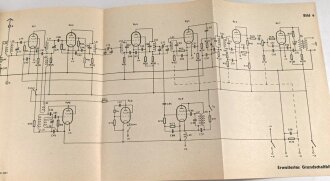 REPRODUKTION, D 1056/1 Gerätbeschreibung Funk-Horch-Empfänger u, datiert 1943, DIN A5, 32 Seiten und Anhänge