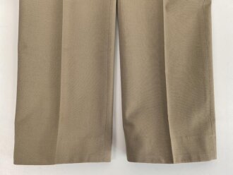 Belgien, Uniformjacke und Hose khaki, die Kragenspiegel original vernäht, Guter Zustand, die Jacke datiert 1977