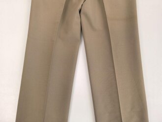 Belgien, Uniformjacke und Hose khaki, die Kragenspiegel original vernäht, Guter Zustand, die Jacke datiert 1977