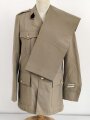 Belgien, Uniformjacke und Hose khaki, die Kragenspiegel original vernäht, Guter Zustand, die Jacke datiert 1977