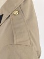 Belgien, Uniformjacke und Hose khaki, die Kragenspiegel original vernäht, Guter Zustand, die Jacke datiert 1977