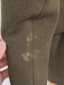 Frankreich Fremdenlegion, Uniformjacke eines Angehörigen im 2. Infanterieregiment. Der Brustanhänger von DRAGO, die Effekten original und zugehörig, die Jacke datiert 1972