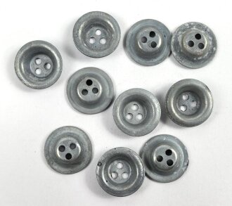 Knopf für die Zeltbahn 31 der Wehrmacht aus Eisen, sie erhalten zehn ( 10 ) Stück, magnetisch