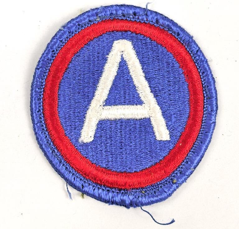 U.S. 3th Army patch, used, 9,00