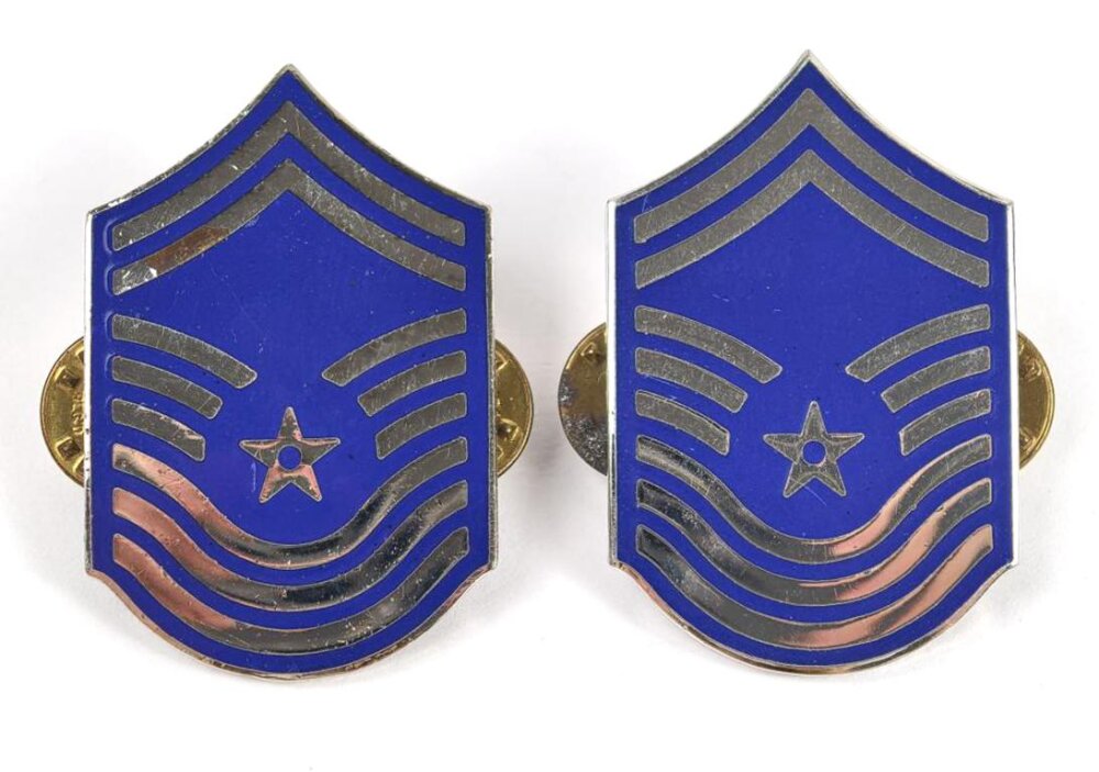 U.S.Air Force Enameled Collar Insignia set, CMS, 20,00