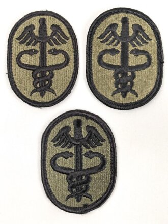 U.S. Army , Medical Command patch, you will receive one ( 1 ) used exsample