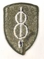 U.S. Army , 8th Infantry Division patch, used