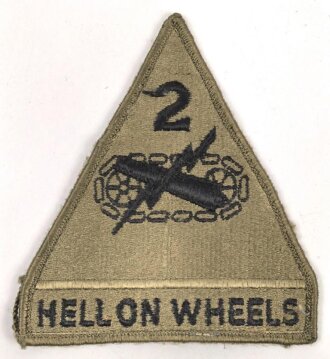 U.S. Army , 2nd Armoured Division patch, used