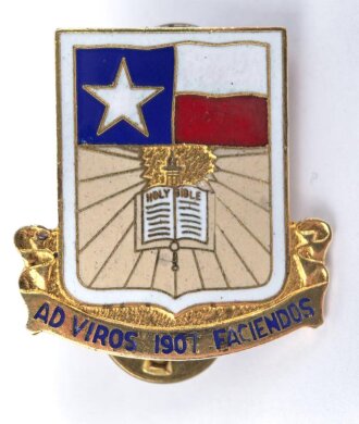 U.S. Army Unit Crest "San Marcos Baptist Academy...