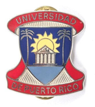 U.S. Army Unit Crest "Universidat de Puerto Rico"