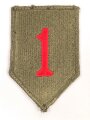 U.S. Army, 1st Infantry Regiment patch, used