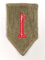 U.S. Army, 1st Infantry Regiment patch, well used