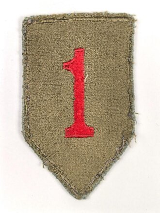 U.S. Army, 1st Infantry Regiment patch, well used