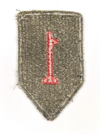 U.S. Army, 1st Infantry Regiment patch, well used