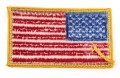 U.S. Army flag, for wear on left shoulder 45 x 86mm