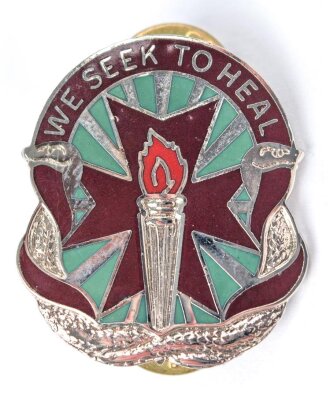 U.S. Army Unit Crest "US Army Medical Department...