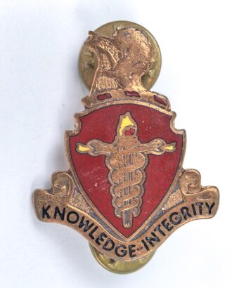 U.S. Army Unit Crest "Medical Department Veterinary...