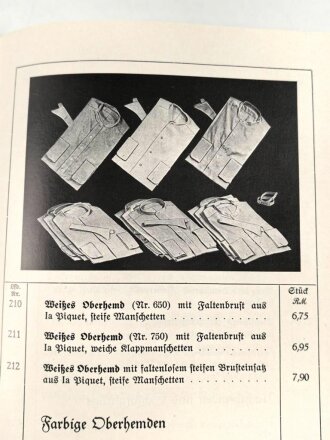 REPRODUKTION, Katalog "Heereskleiderkasse 1936/37", DIN A5, 48 Seiten