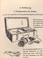 REPRODUKTION, D 1037/5 Gebrauchsanleitung für den Kleinfunksprecher d, datiert 1944, DIN A5, 16 Seiten