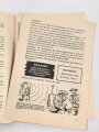 REPRODUKTION, D 1037/5 Gebrauchsanleitung für den Kleinfunksprecher d, datiert 1944, DIN A5, 16 Seiten