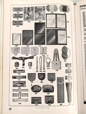 Schneider & Kessler "Bedarfsartikel für Heeres-, Marine-, Fliegerschutz- und Reichsarbeitsdienst-Kantinen" datiert 1937, DIN A4, gebraucht