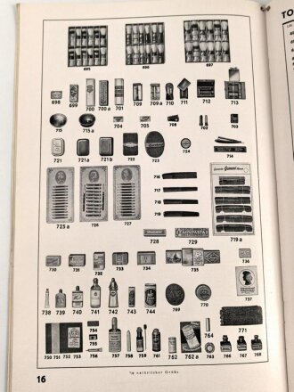 Schneider & Kessler "Bedarfsartikel für Heeres-, Marine-, Fliegerschutz- und Reichsarbeitsdienst-Kantinen" datiert 1937, DIN A4, gebraucht