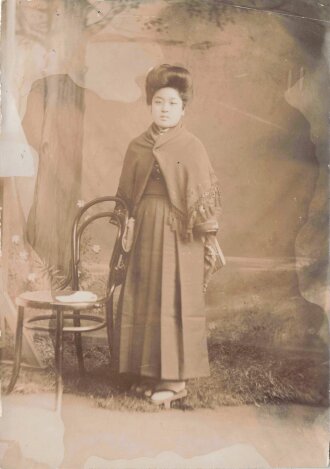 Tsingtau China, 4 Fotos 10 x 14-15cm, Seesoldaten und chinesische Frauen Darstellend