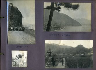 Internierte Angehörige der kaiserlichen Marine in Japan. Fotoalbum mit 163 Fotos eines Angehörigen des Kriegsgefangenenlager Narashino