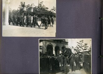 Internierte Angehörige der kaiserlichen Marine in Japan. Fotoalbum mit 163 Fotos eines Angehörigen des Kriegsgefangenenlager Narashino