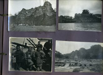 Internierte Angehörige der kaiserlichen Marine in Japan. Fotoalbum mit 163 Fotos eines Angehörigen des Kriegsgefangenenlager Narashino