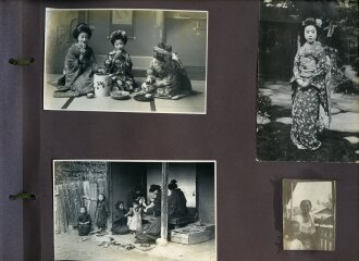 Internierte Angehörige der kaiserlichen Marine in Japan. Fotoalbum mit 163 Fotos eines Angehörigen des Kriegsgefangenenlager Narashino