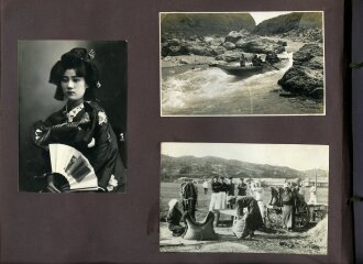 Internierte Angehörige der kaiserlichen Marine in Japan. Fotoalbum mit 163 Fotos eines Angehörigen des Kriegsgefangenenlager Narashino