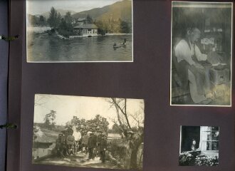 Internierte Angehörige der kaiserlichen Marine in Japan. Fotoalbum mit 163 Fotos eines Angehörigen des Kriegsgefangenenlager Narashino
