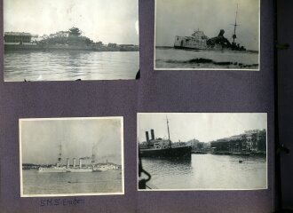 Internierte Angehörige der kaiserlichen Marine in Japan. Fotoalbum mit 163 Fotos eines Angehörigen des Kriegsgefangenenlager Narashino