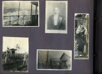 Internierte Angehörige der kaiserlichen Marine in Japan. Fotoalbum mit 163 Fotos eines Angehörigen des Kriegsgefangenenlager Narashino