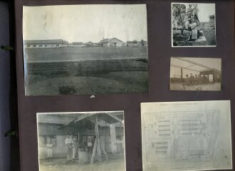 Internierte Angehörige der kaiserlichen Marine in Japan. Fotoalbum mit 163 Fotos eines Angehörigen des Kriegsgefangenenlager Narashino